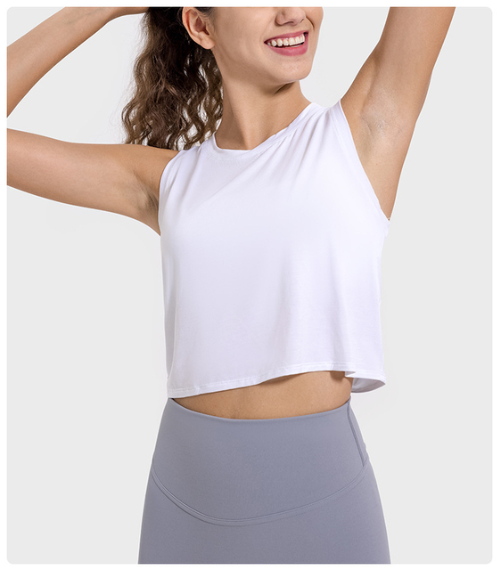 Élaborez des vêtements de vêtements de sport de gymnase Yoga Crop Top Top Sports Wear Fitness Vêtements
