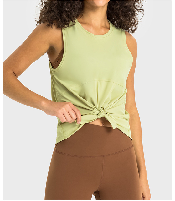 Ice respirante mince se sentir lâche Sobre à séchage rapide Diswear Femme Femme Training Fitness Shirt Top