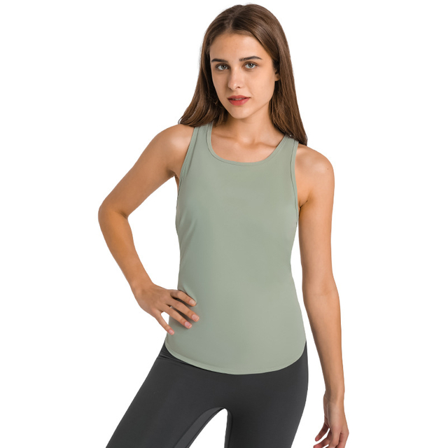  T-shirt de t-shirt de yoga sans manches