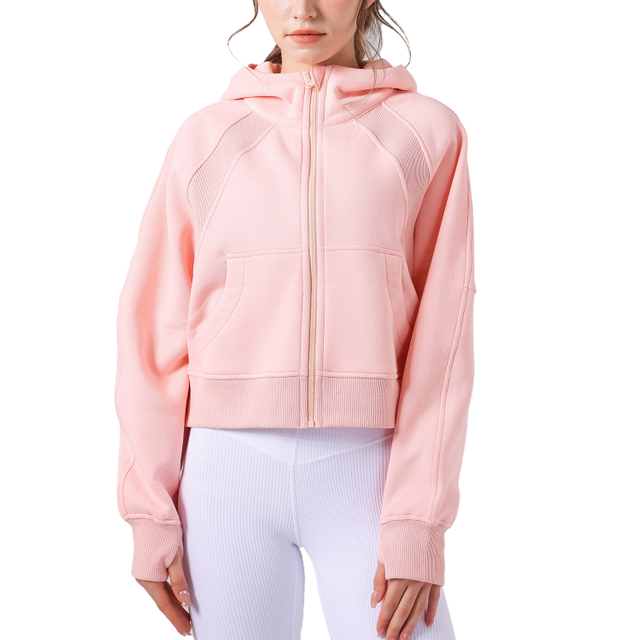 Modeste gym porter veste sweat-shirt surdimensionné vierge veste d'hiver pour femmes